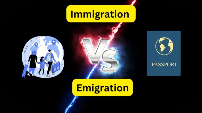 Difference between Immigration and Emigration