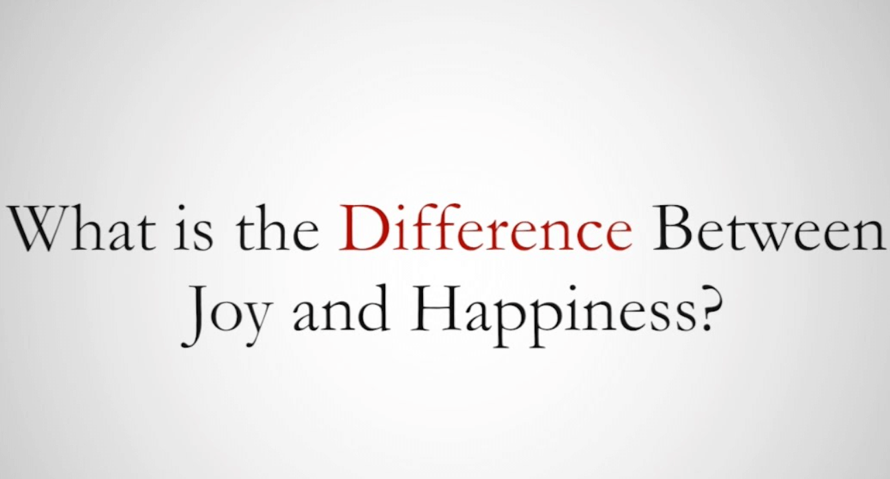 difference between joy and happiness