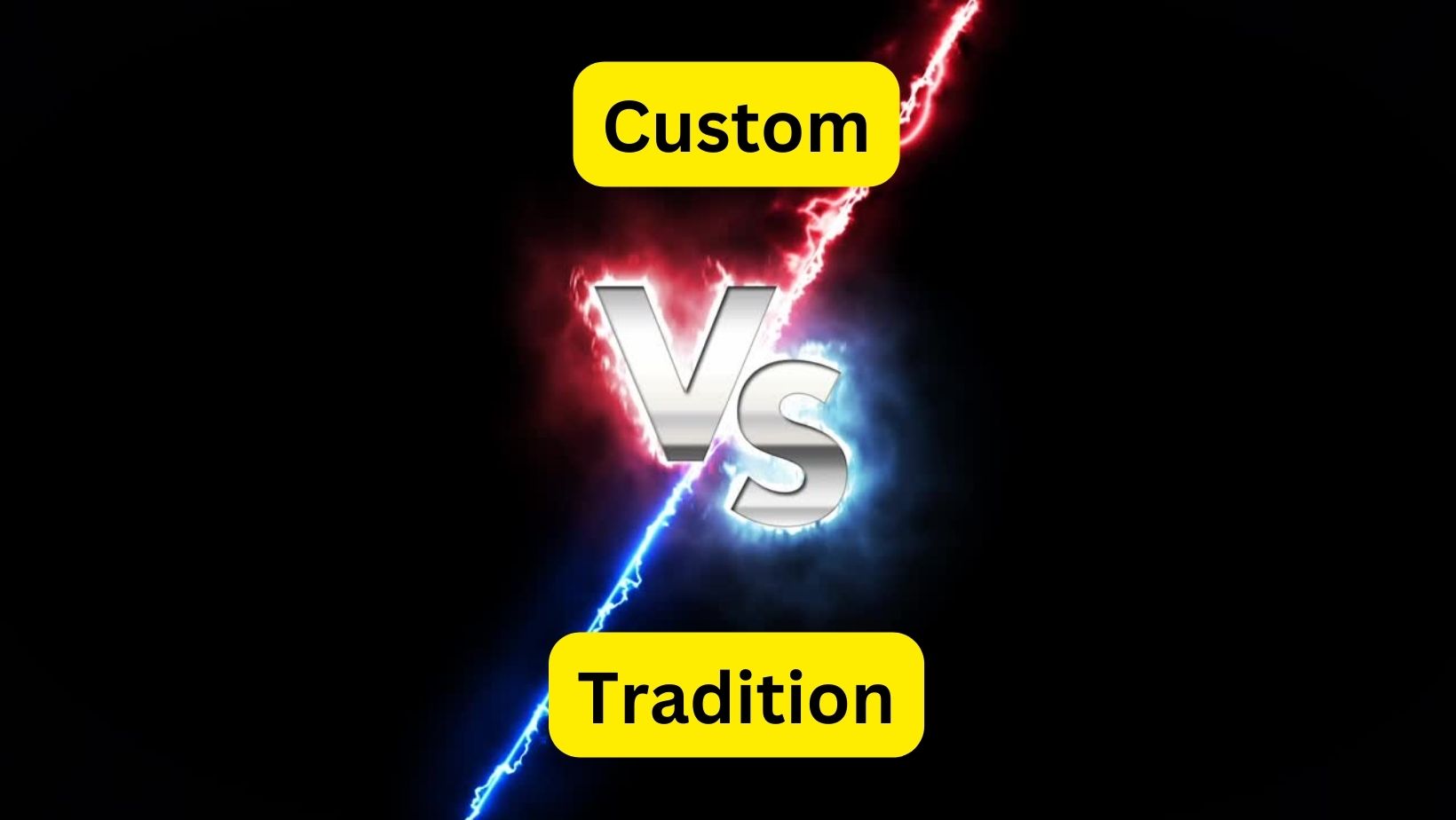 Custom vs Tradition