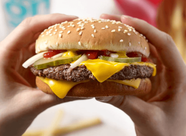 Difference between Mcdouble and Double Cheeseburger