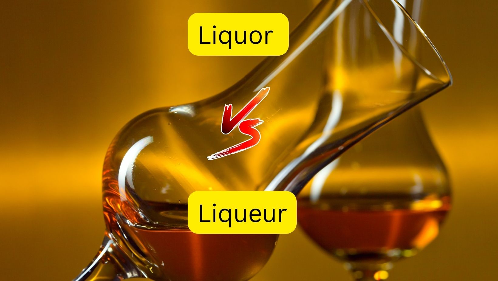 Liqueur vs liquor