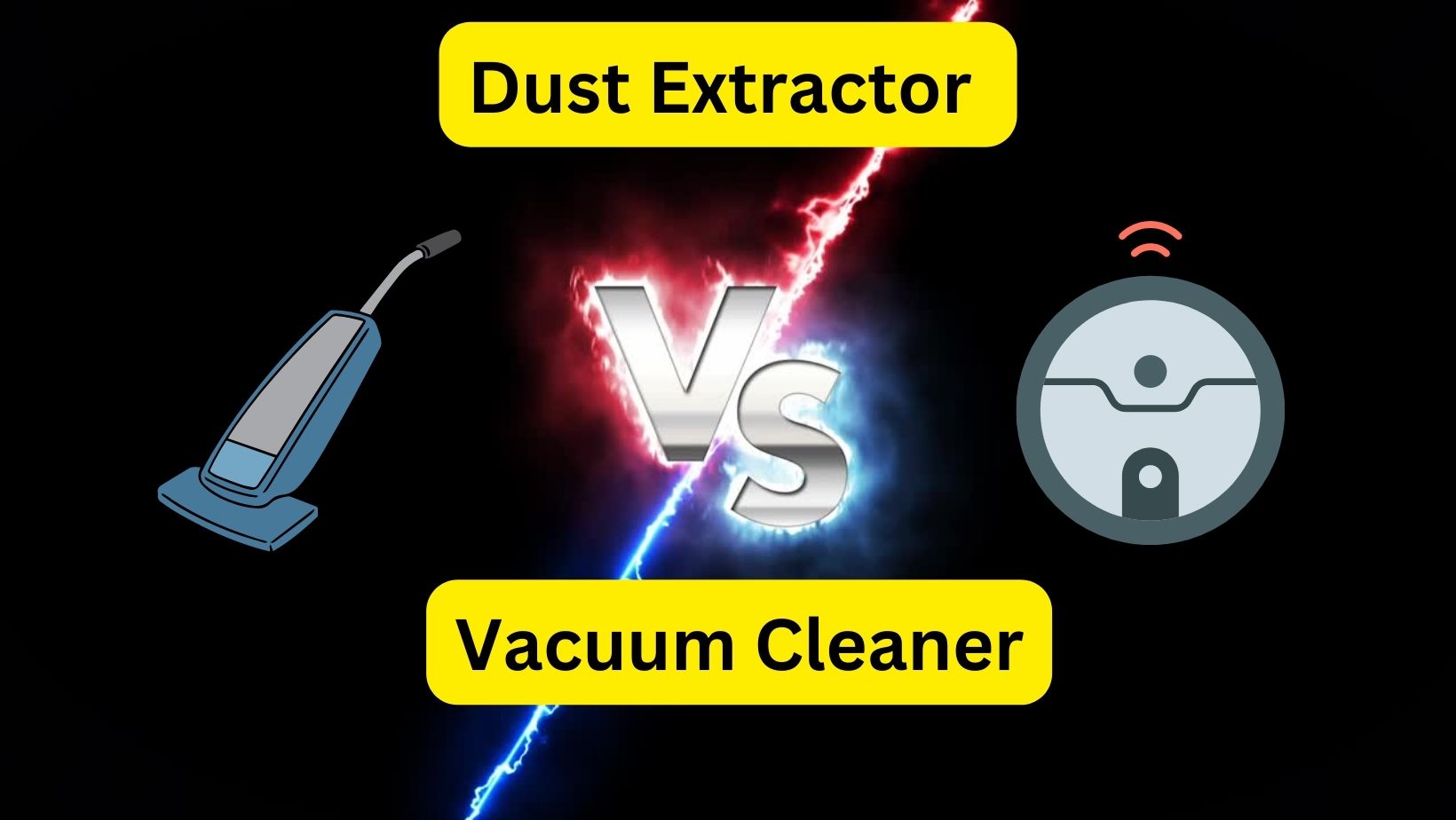 Dust Extractor vs vaccum cleaner